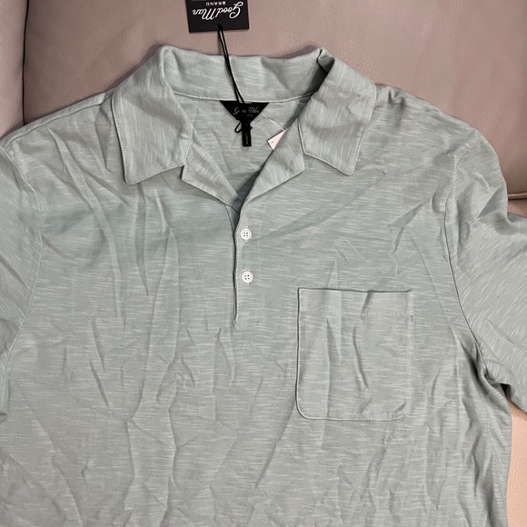 NWT - Good Man Brand Men’s Camp Collar Polo Shirt - Size L - Picture 6 of 10